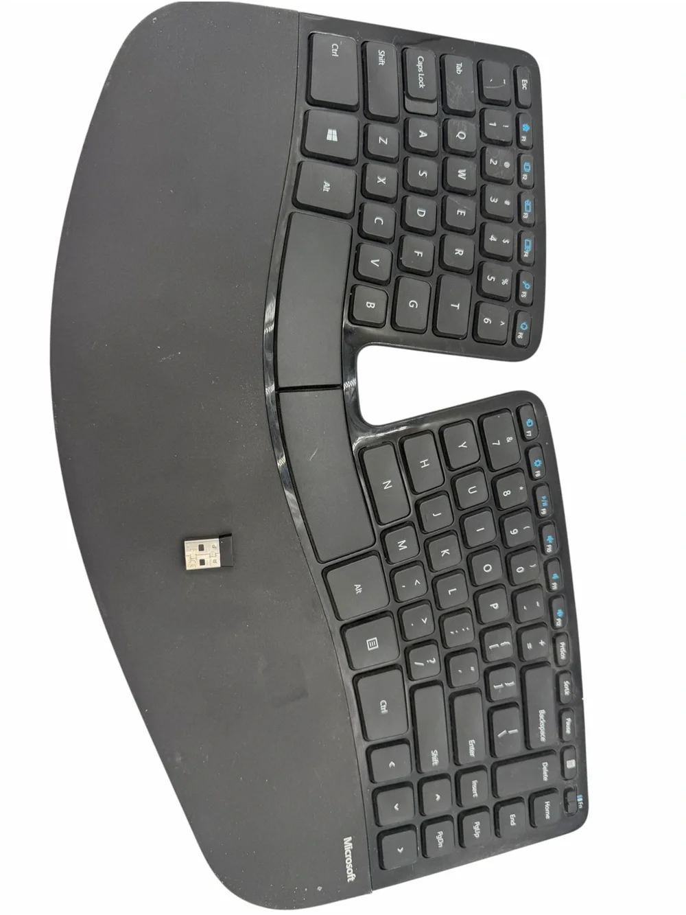 Microsoft Sculpt Ergonomic Desktop Wireless Keyboard model 1559 with Dongle.